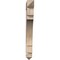 Ekena Millwork Merced Arts & Crafts Smooth Bracket, Douglas Fir, 3 1/2"W x 28"D x 32"H BKT04X28X32MRC03SDF - alternate 2